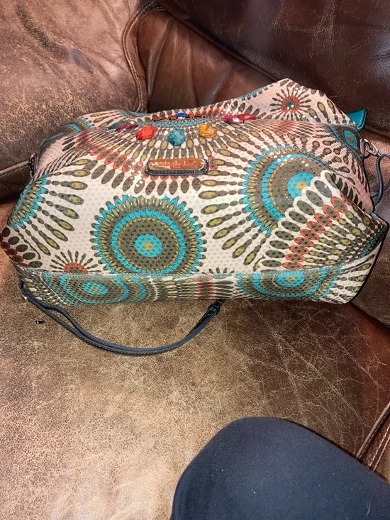 ❤️🔥Nicole Lee USA Vibrant Multicolor Gemstone purse - Picture 6 of 15